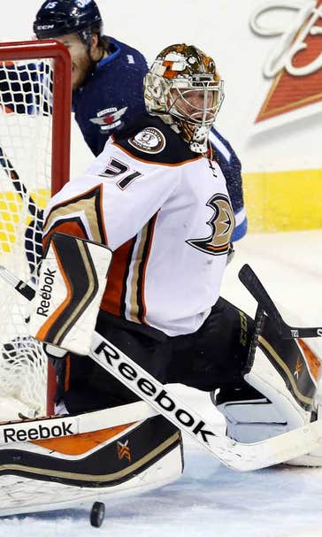 Palmieri leads Ducks over Jets 4-3 in OT